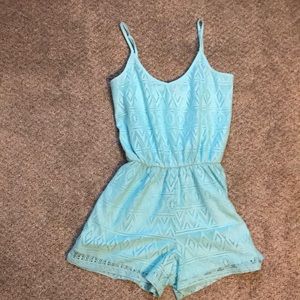 Light blue romper